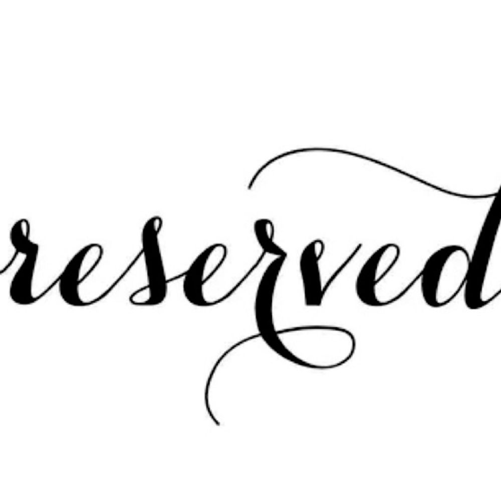 Reserved listing